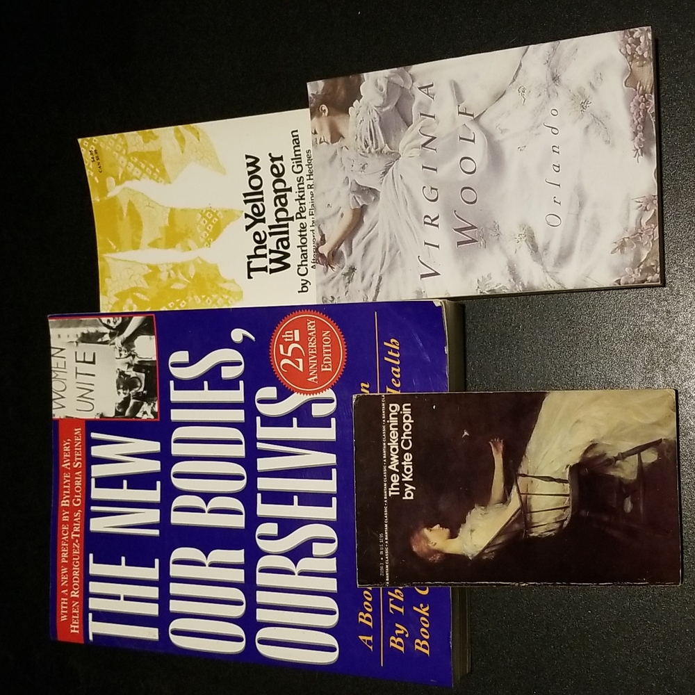Feminist books! 25th anniversity edition of Our Bodies, Ourselves + 3 classics!